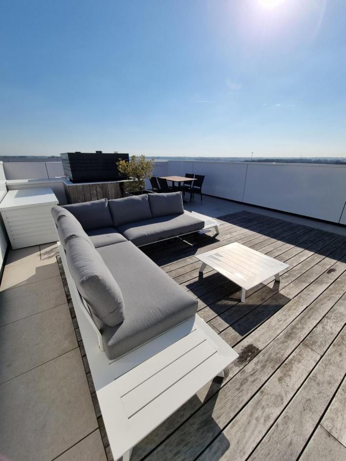 Penthouse Windkracht 10 Aan Het Strand Van Cadzand Bagian luar foto