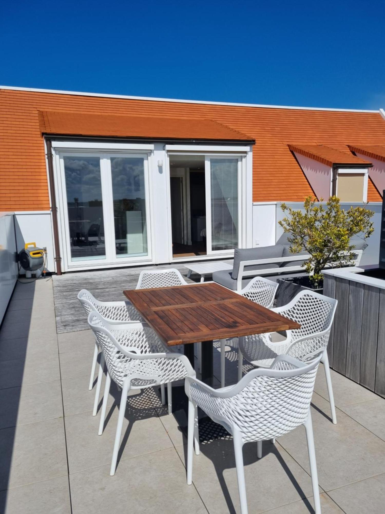 Penthouse Windkracht 10 Aan Het Strand Van Cadzand Ruang foto